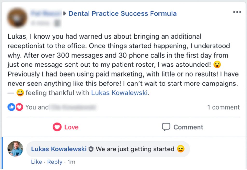 Review of Satisfied Dentist