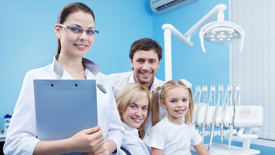 A Happy Family In Dentistry