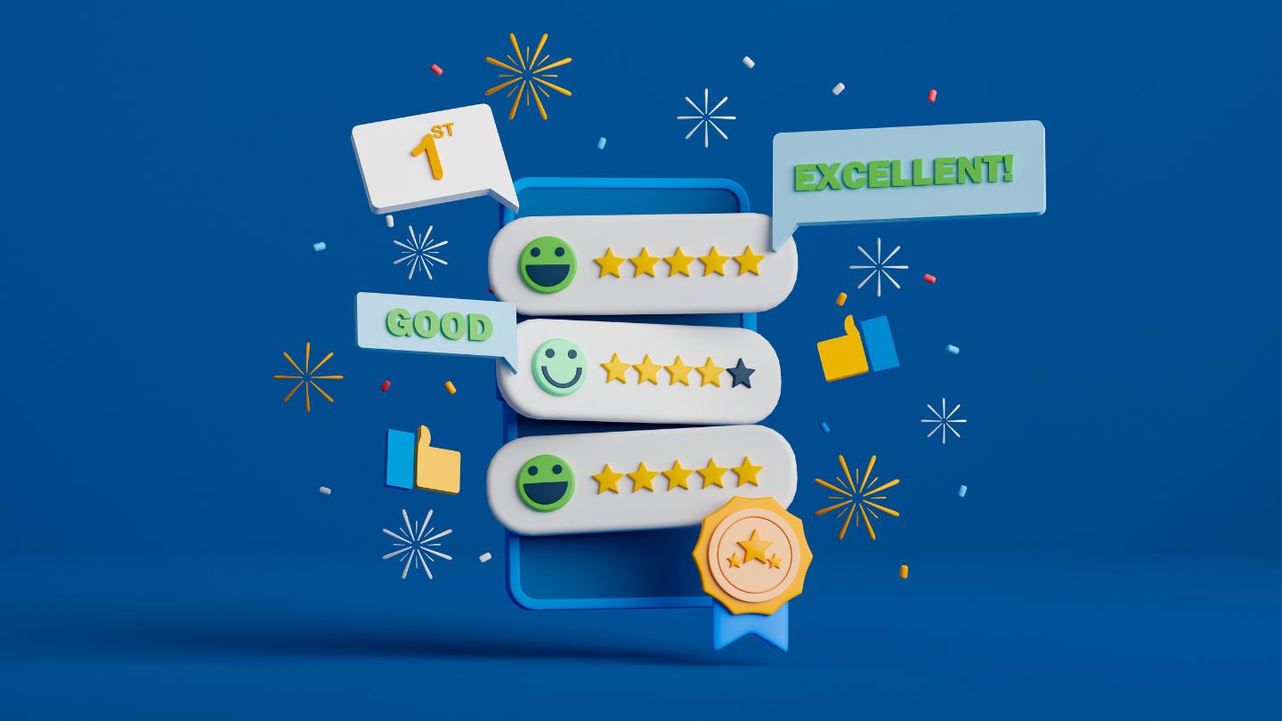 Graphic Of A Five Star Customer Review 1