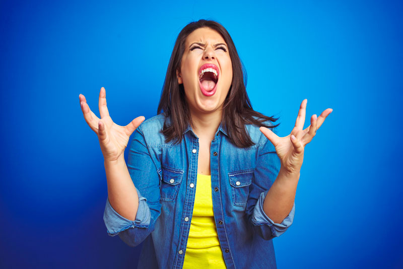 Woman Screaming