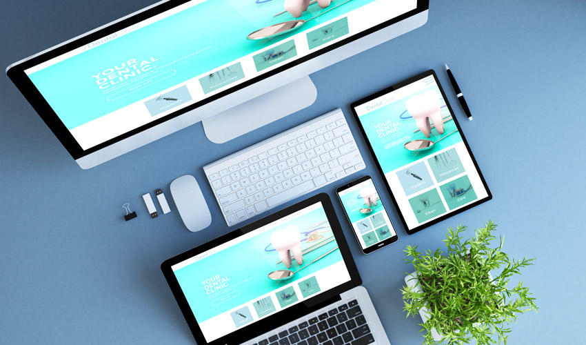 Dental Website Displayed On Multiple Devices 2