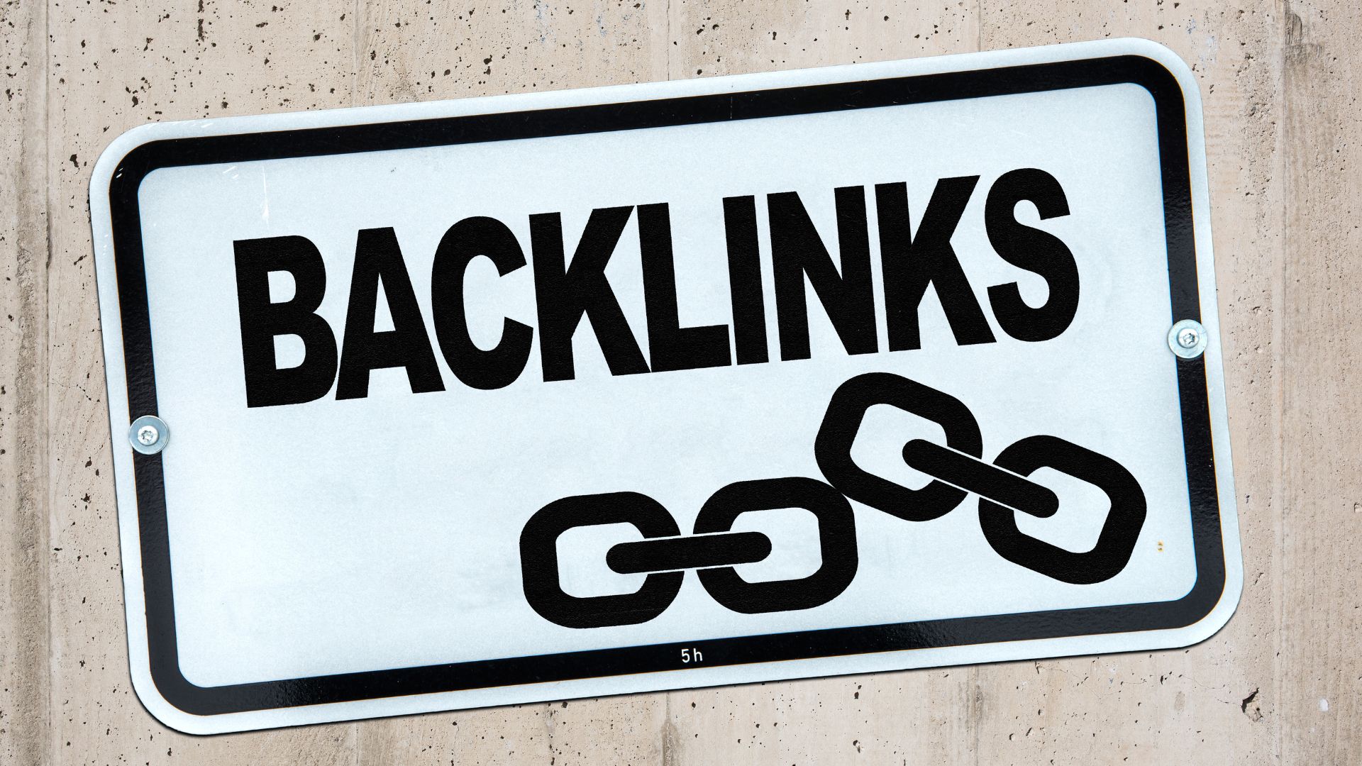Backlinks Sign
