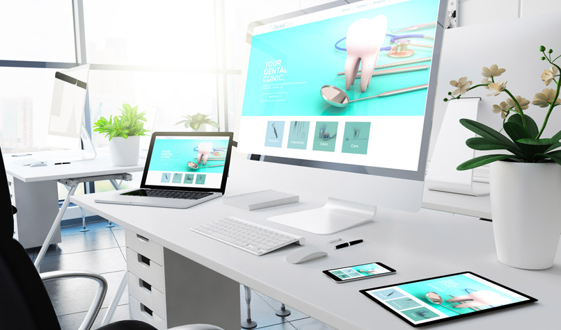 Dental Website Displayed On Multiple Devices 3