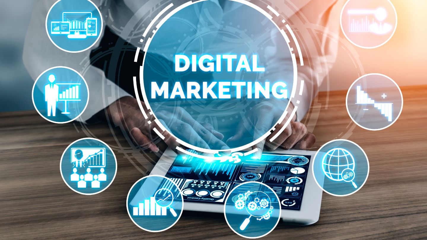 Digital Marketing With Icons 1