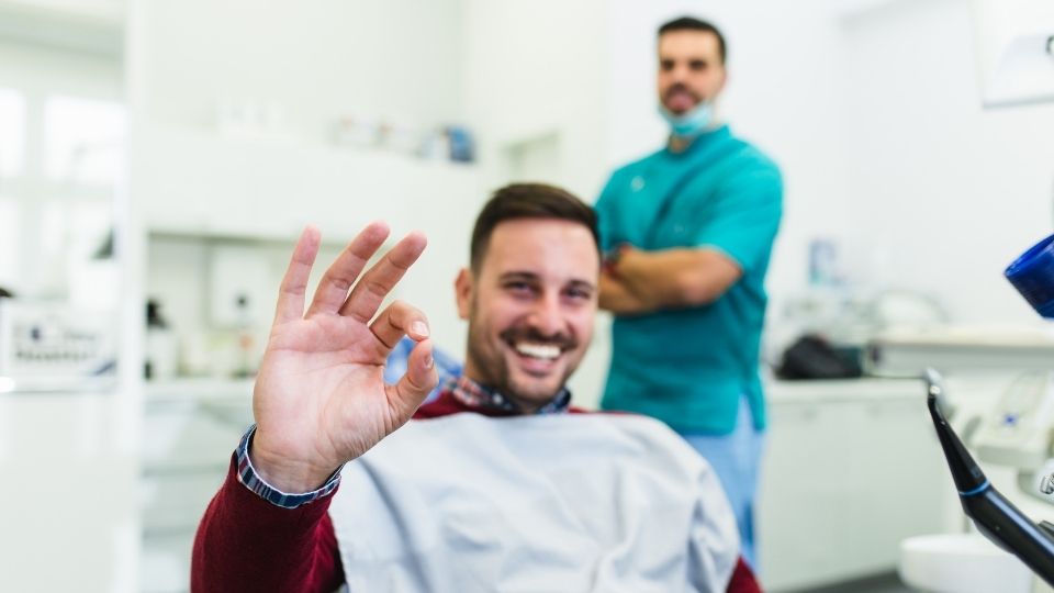 Satisfied Patient With Dental Services