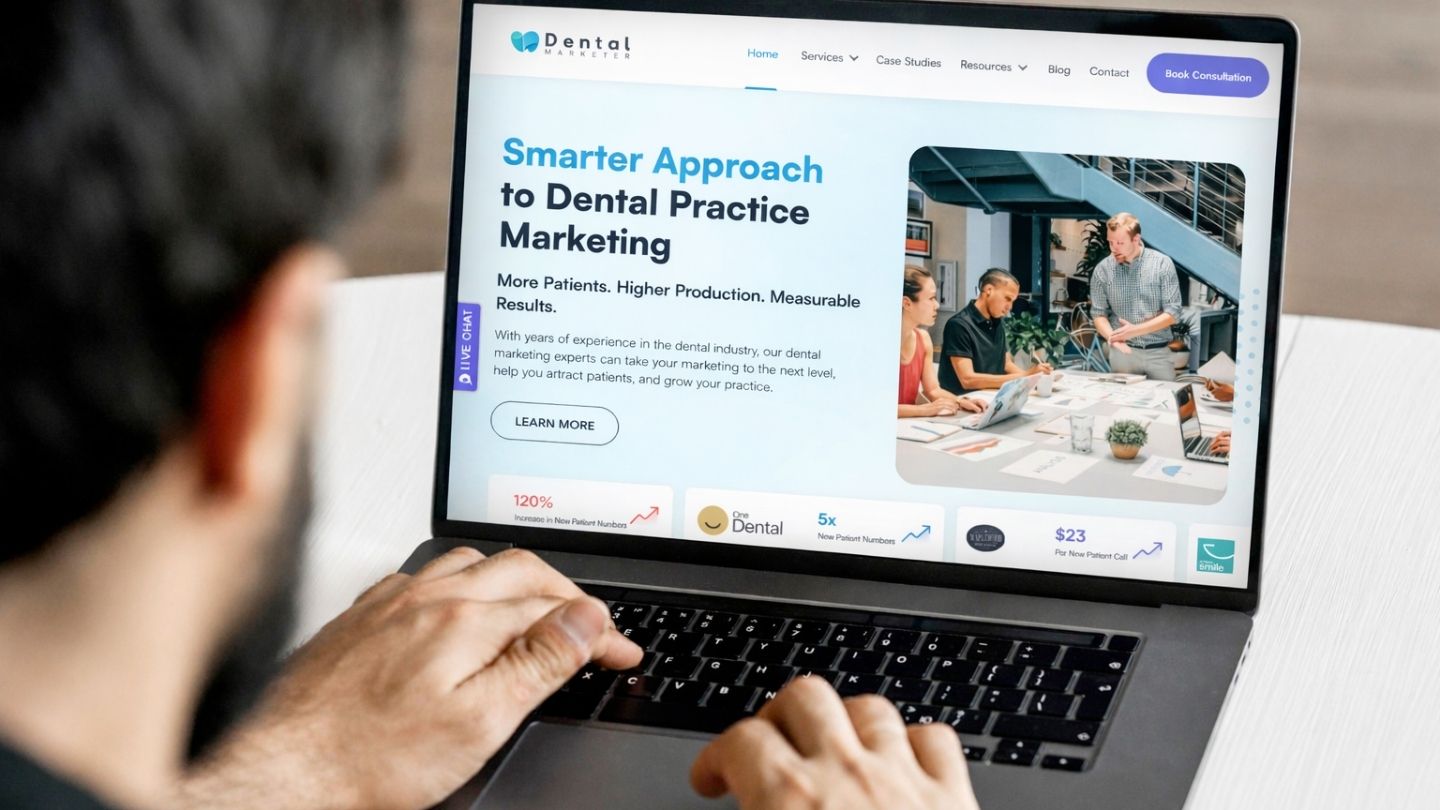 Dental Marketing Website Dashboard