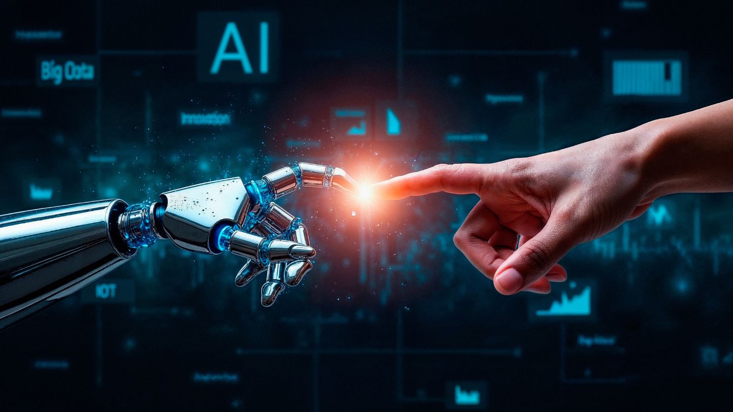 Human And AI Robot Interaction