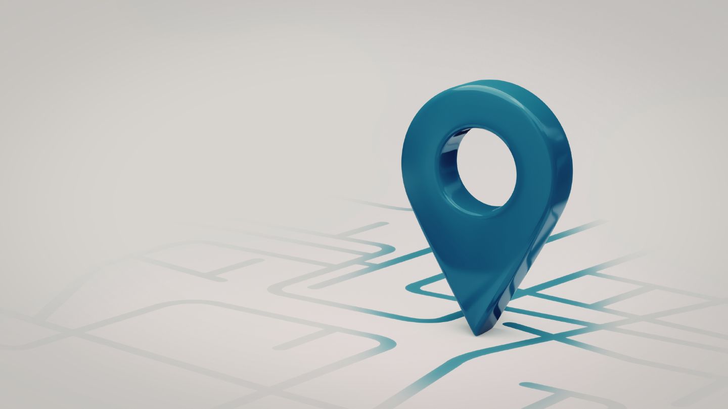 Digital Location Pin Icon