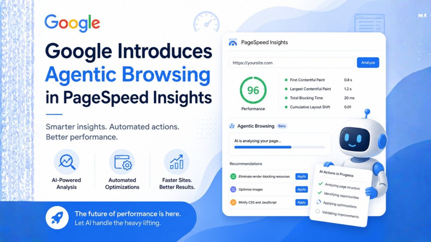 Google Introduces Agentic Browsing in PageSpeed Insights