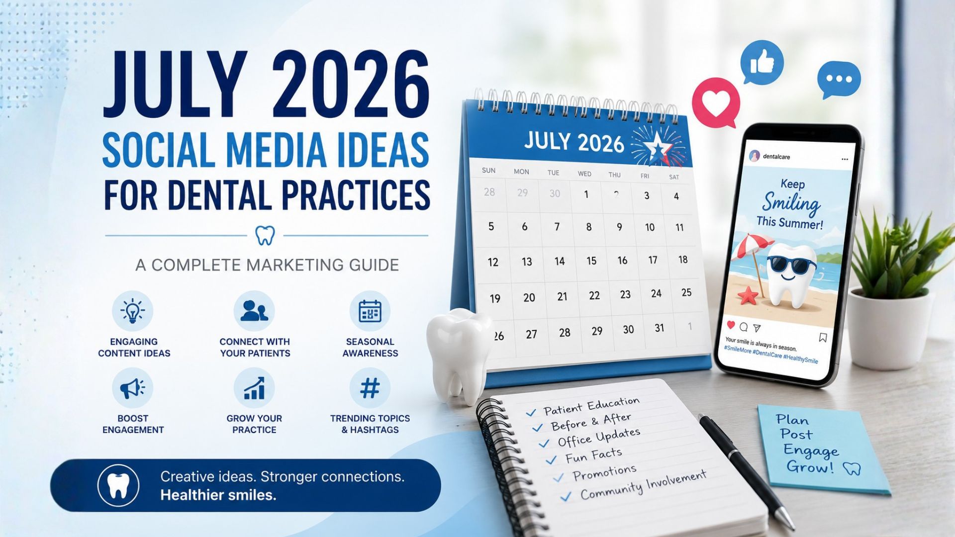 July 2026 Social Media Ideas for Dental Practices: A Complete Marketing Guide